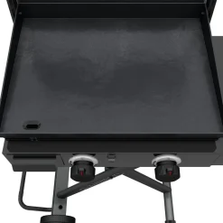 Charbroil Plancha portative au propane 22 po avec chariot pliant et 2 brûleurs - 24 000 BTU