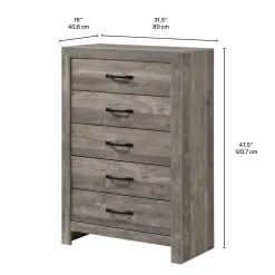 Chiffonnier avec 5 tiroirs