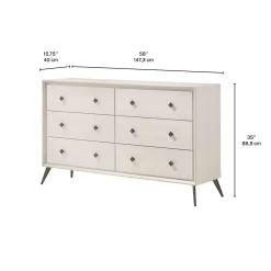Commode à 6 tiroirs