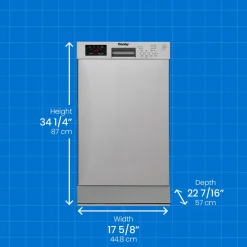 DANBY Lave-vaisselle Encastré Inox 18