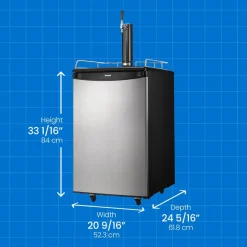 DANBY Refroidisseur de fûts à robinet Inox 21