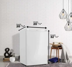 DANBY Réfrigérateur 4,4 pi3 Blanc Compact - DAR044A4WDD