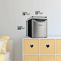 DANBY Réfrigérateur 1,7 pi3 Inox Compact - DAR017A3BSLD