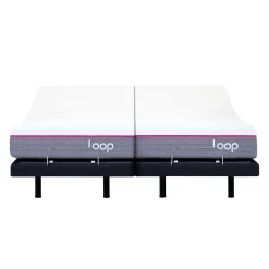 Deux bases de lits ajustables avec matelas Loop (39"x78")
