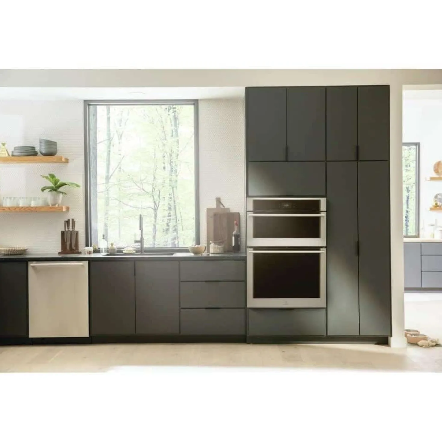 ELECTROLUX Combinaison four mural et micro-ondes Inox30"Électrique - ECWM3012AS