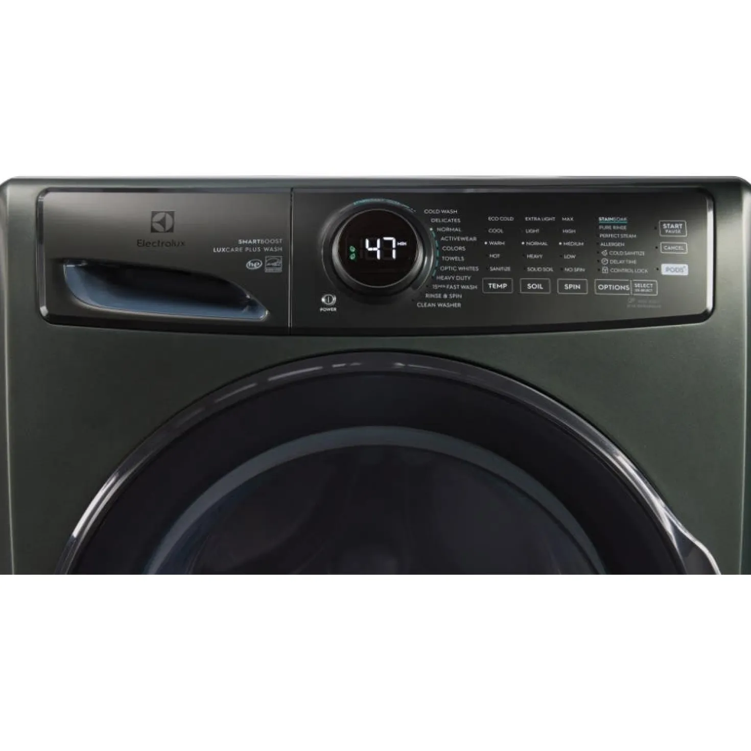 ELECTROLUX Ensemble laveuse sécheuse, Vert alpin, Chargement frontal
