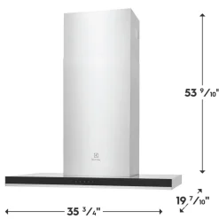 ELECTROLUX Hotte Cheminée Inox 36
