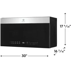 ELECTROLUX Micro-ondes/hotte, Inox, 30