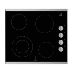 ELECTROLUX Plaque de cuisson Vitrocéramique Inox 24" Inox - ECCE242CAS