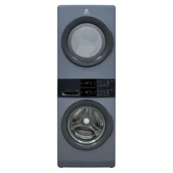 ELECTROLUX Tour de lavage, Bleu denim, 27", Chargement frontal - ELTE730CAD