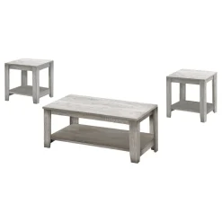 Ens de tables - 3mcx, gris industriel - Monarch