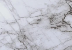 Ens de tables - 3mcx, marbre blanc, métal argent - Monarch
