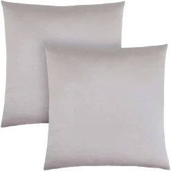Ensemble de 2 coussins décoratifs en satin 18"