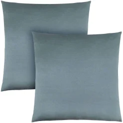 Ensemble de 2 coussins décoratifs en satin 18"
