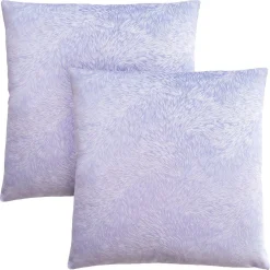 Ensemble de 2 coussins décoratifs en velours 18"