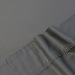 Ensemble de draps 2 simple XL en bambou - gris charbon