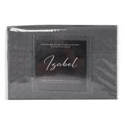 Ensemble de draps double en microfibre - gris charbon