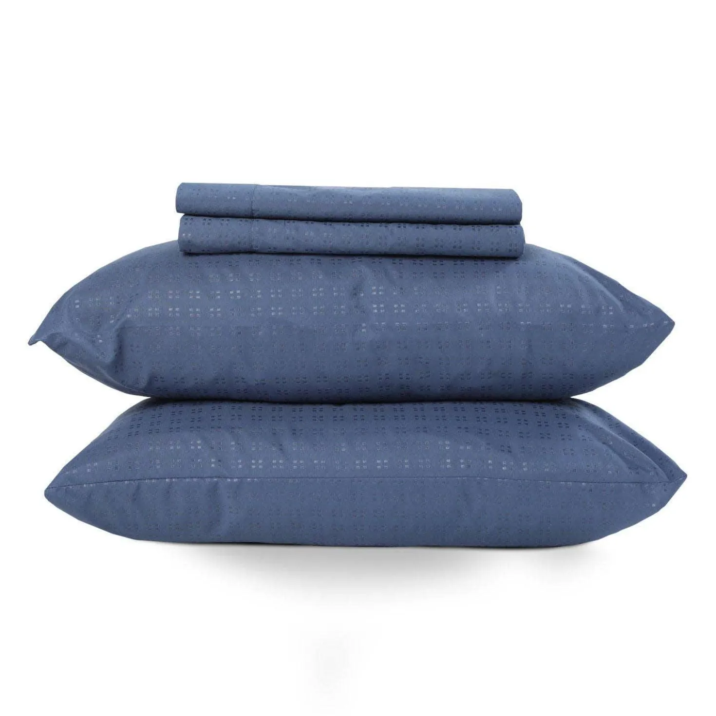 Ensemble de draps king en microfibre - bleu