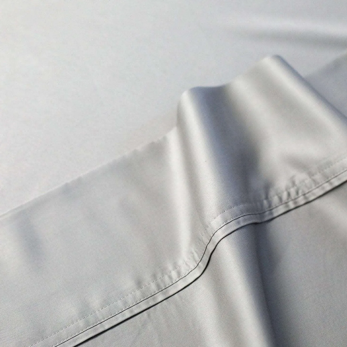 Ensemble de draps simple en bambou - gris ciment