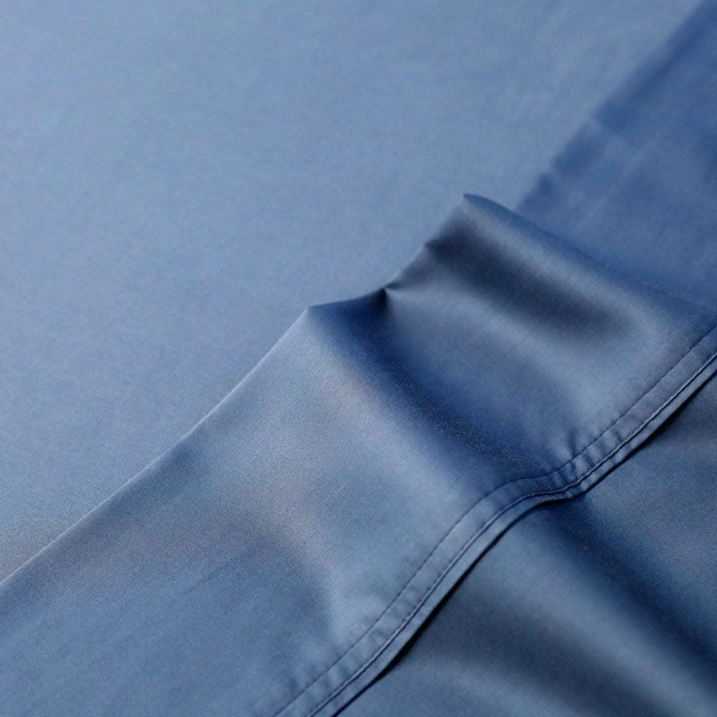 Ensemble de draps simple XL en bambou - bleu