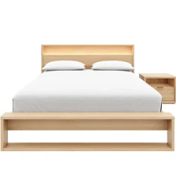 Ensemble grand lit avec éclairage (60") - 3 mcx - Nexera