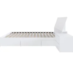 Ensemble grand lit avec rangement (60