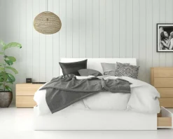 Ensemble grand lit avec rangement (60") - 3 mcx - Nexera