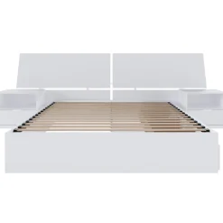 Ensemble grand lit avec rangement (60") - 4 mcx - Nexera