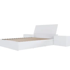 Ensemble lit double avec rangement (54") - 4mcx - Nexera