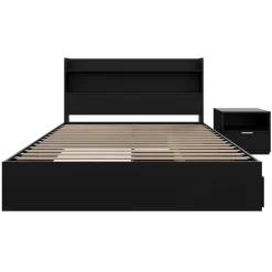 Ensemble lit double avec rangement (54") - 3mcx - Nexera