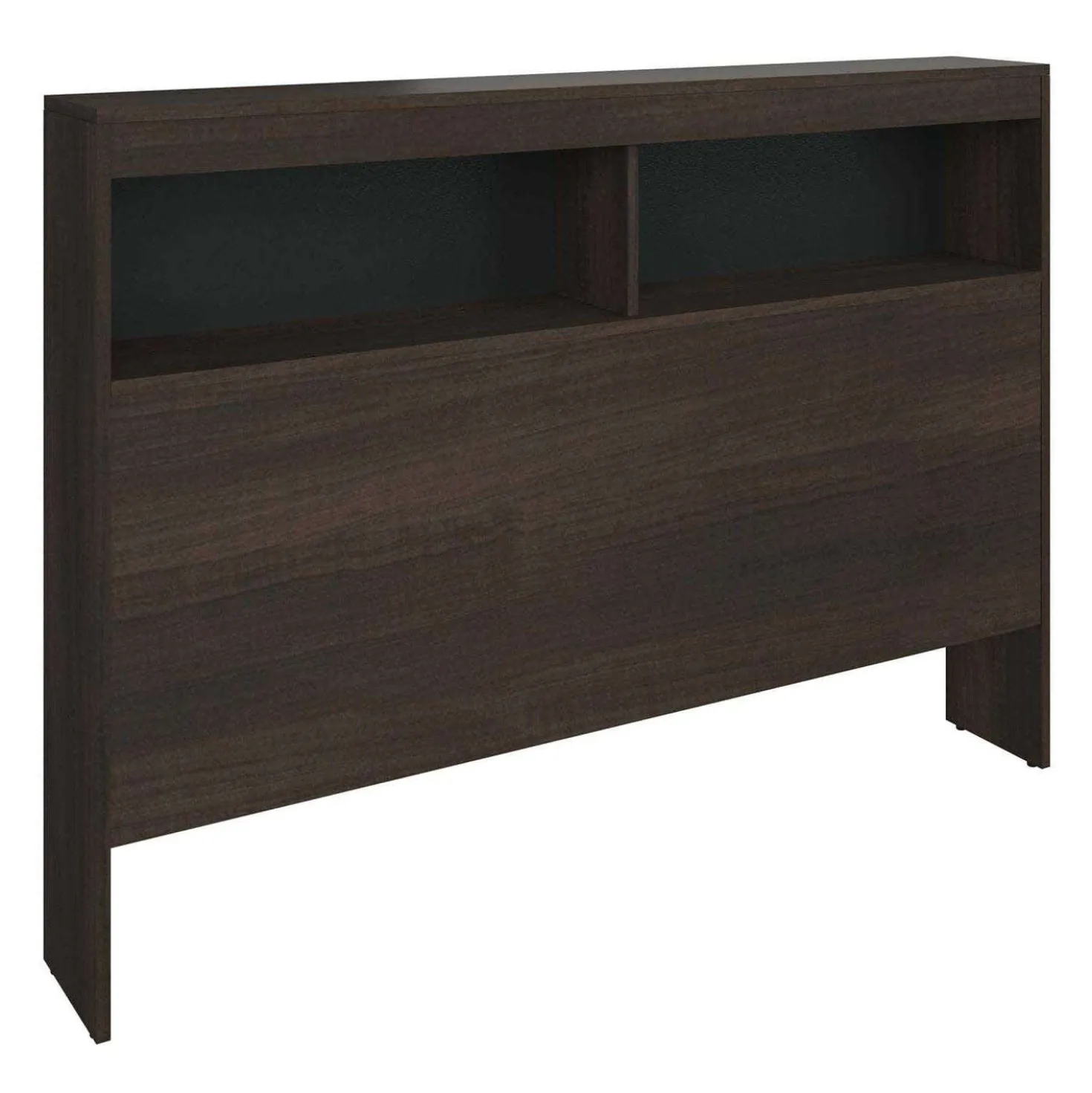 Ensemble lit double avec rangement 6 tiroirs, tête de lit et table de chevet (54")