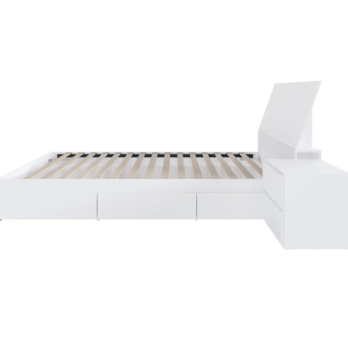Ensemble lit double avec rangement (54") - 3mcx - Nexera