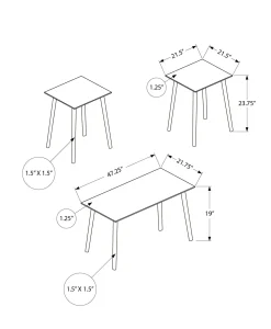 Ensemsble tables de salon 3 mcx - Monarch