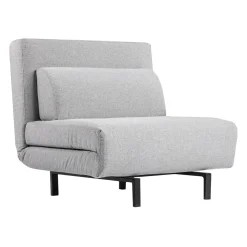 Fauteuil convertible pivotant - gris