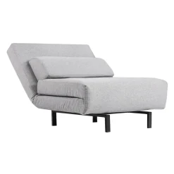 Fauteuil convertible pivotant - gris
