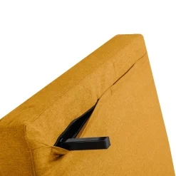 Fauteuil convertible pivotant - jaune