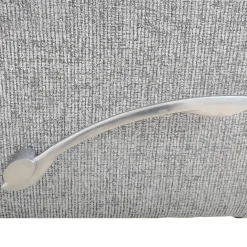 Fauteuil inclinable berçant et pivotant - gris pâle