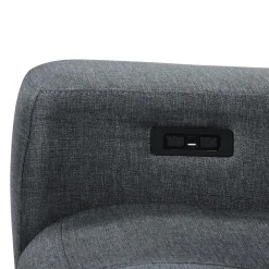 Fauteuil inclinable électrique berçant et pivotant avec appui-tête ajustable