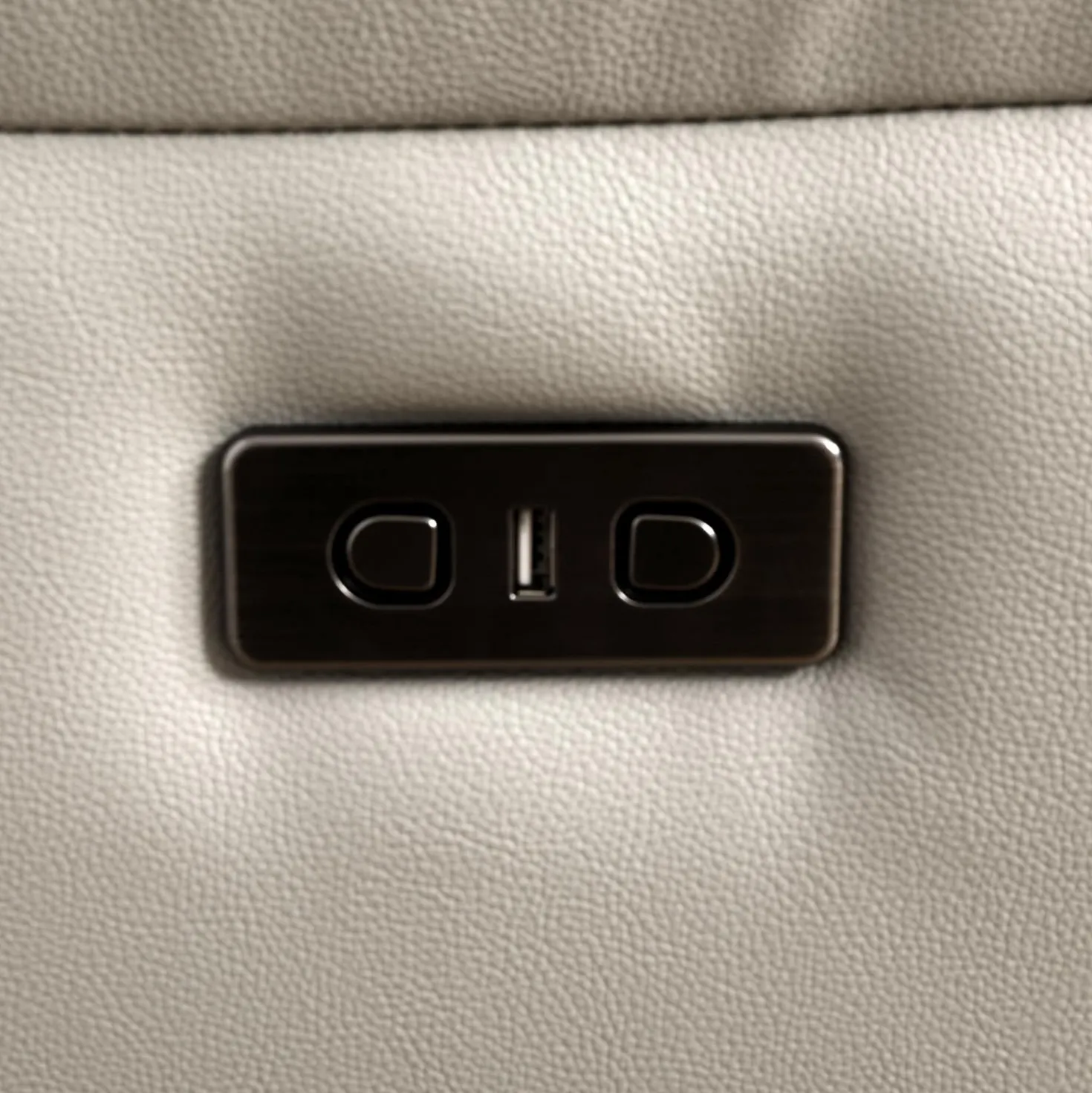 Fauteuil inclinable électrique en cuir véritable
