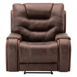 Fauteuil inclinable électrique avec appui-tête et repose-pieds ajustables
