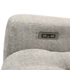 Fauteuil inclinable électrique berçant et pivotant avec appui-tête ajustable