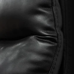 Fauteuil inclinable électrique avec rangement, porte-gobelets et éclairage DEL - noir