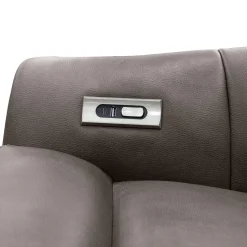 Fauteuil inclinable pivotant électrique avec système audio intégré - gris
