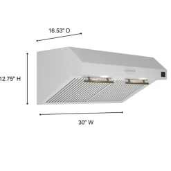 FORNO Hotte Standard Blanc 30