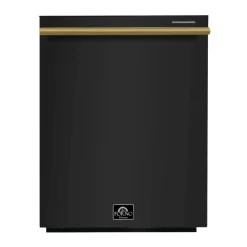 FORNO Lave-vaisselle Encastré Noir 24