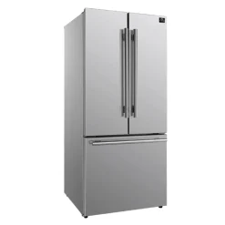 FORNO Réfrigerateur 17,5 pi3 30 po Inox Portes françaises - FFFFD1974-31