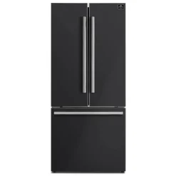 FORNO Réfrigerateur 17,5 pi3 30 po Noir Portes françaises - FFFFD1974-31