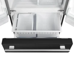 FORNO Réfrigerateur 17,5 pi3 30 po Noir Portes françaises - FFFFD1974-31