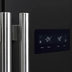 FORNO Réfrigérateur 15,6 pi3 33 po Noir Côte à côte - FFRBI1805-33