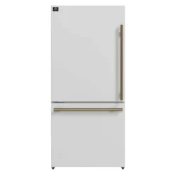 FORNO Réfrigérateur 17,2 pi3 31 po Blanc Congélateur en bas - FFFFD1786-31
